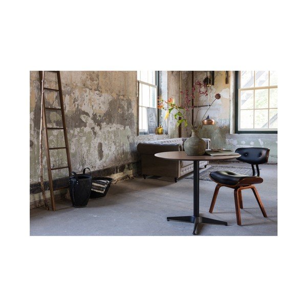 Stôl s čiernou oceľovou konštrukciou Dutchbone, ⌀ 75 cm-image-4