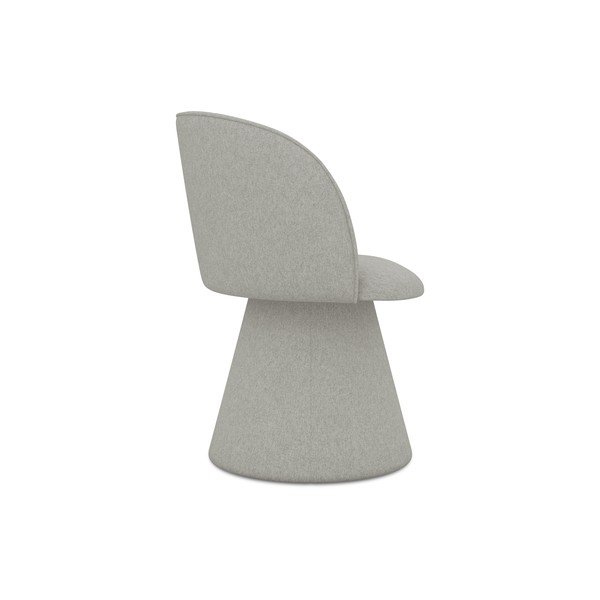 Svetlosivé čalúnené jedálenské kreslo Maia – Makamii-image-3