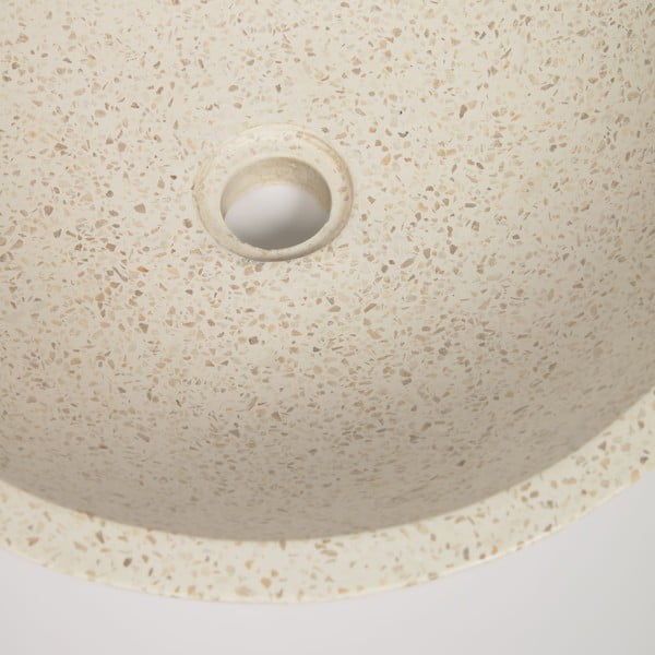 Umývadlo z terrazzo Kave Home Sunday, ø 40 cm-image-2
