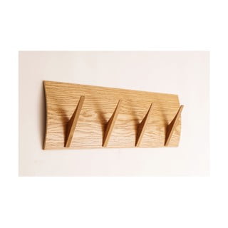 Nástenný vešiak z masívneho dreva Woodman Rack Naki Oak Large