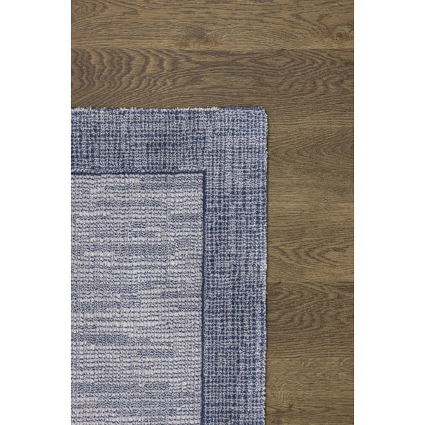 Tmavomodrý vlnený koberec 200x300 cm Linea – Agnella-image-3