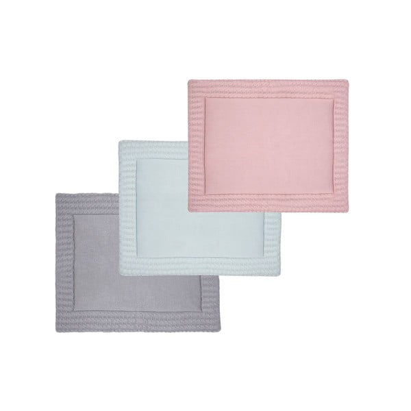 Sivá bavlnená hracia podložka Kindsgut Mat, 70 x 90 cm-image-3