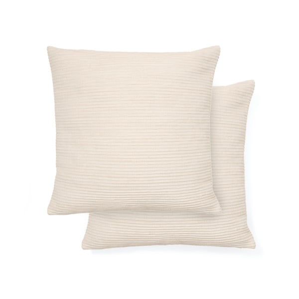Obliečky na vankúše v súprave 2 ks zo žakára 50x50 cm Vindi – Kave Home-image-4