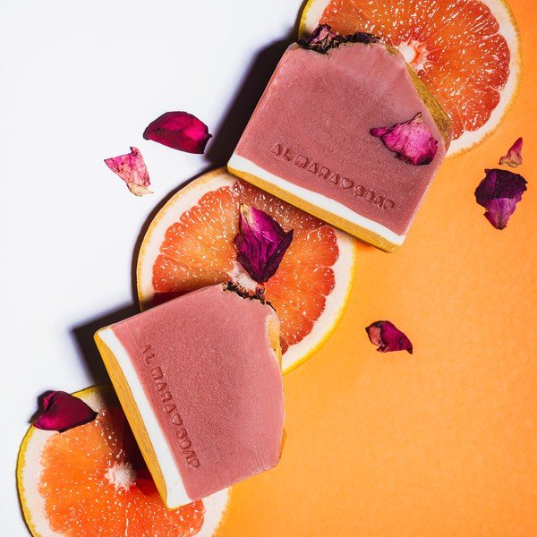 Ručne vyrábané mydlo Almara Soap Ružový grep-image-1