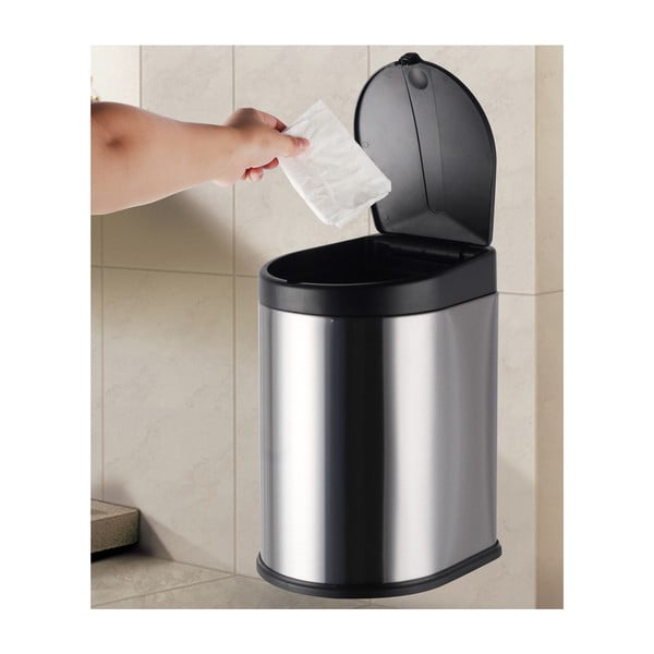 Dotykový kôš Steel Function Dustbin, 6 l-image-2