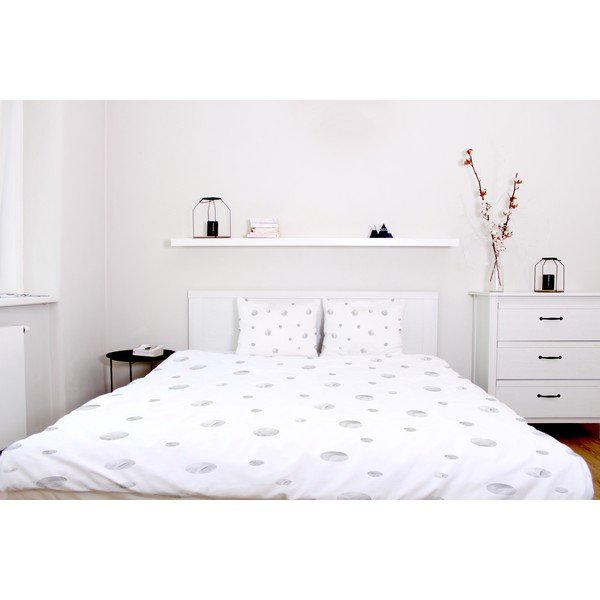 Obliečky z bavlneného saténu Butter Kings Watercolour Spots, 135 x 200 cm-image-1