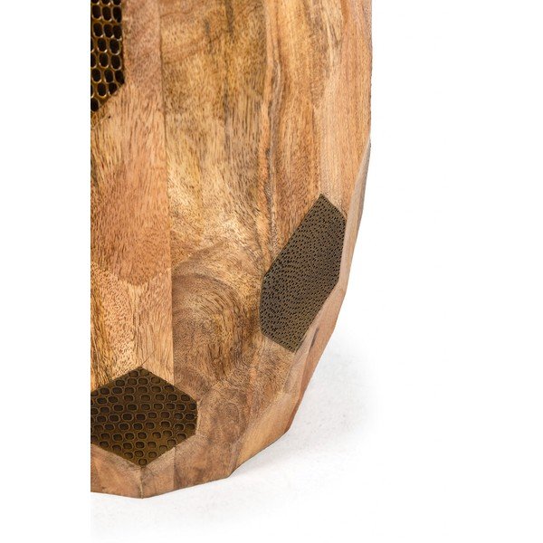 Okrúhly odkladací stolík z mangového dreva ø 29 cm Fabia – MOME-image-2