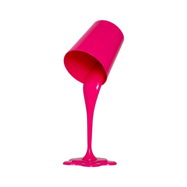 Ružová stolová lampa Homemania Ximena