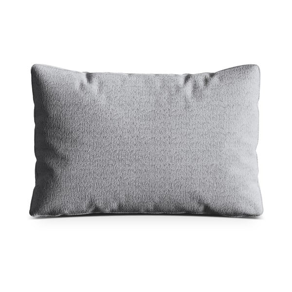 Svetlosivý vankúš na gauč z textílie buklé Kemi – Cosmopolitan Design