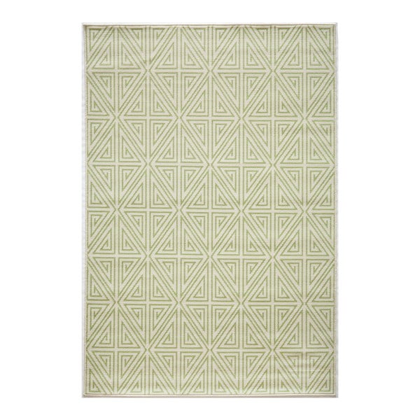Zelený koberec Nourison Baja Rallo, 229 × 160 cm