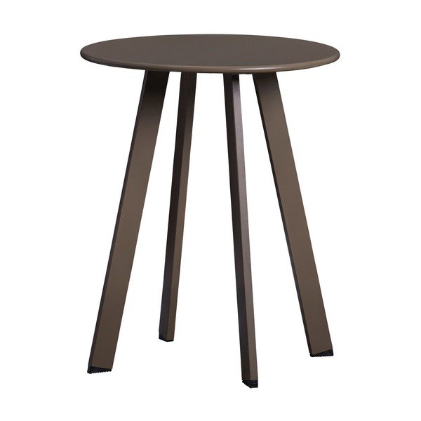 Kovový okrúhly záhradný stolík ø 40 cm Fer – WOOOD