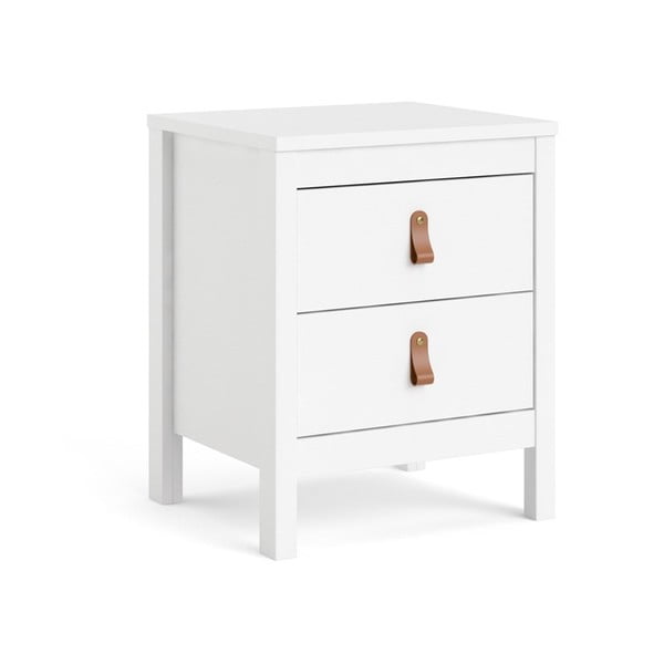 Biely nočný stolík Madrid - Tvilum-image-2