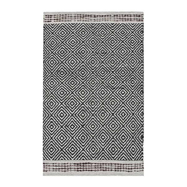 Ručne tkaný bavlnený koberec Webtappeti Rhombus, 120 x 170 cm