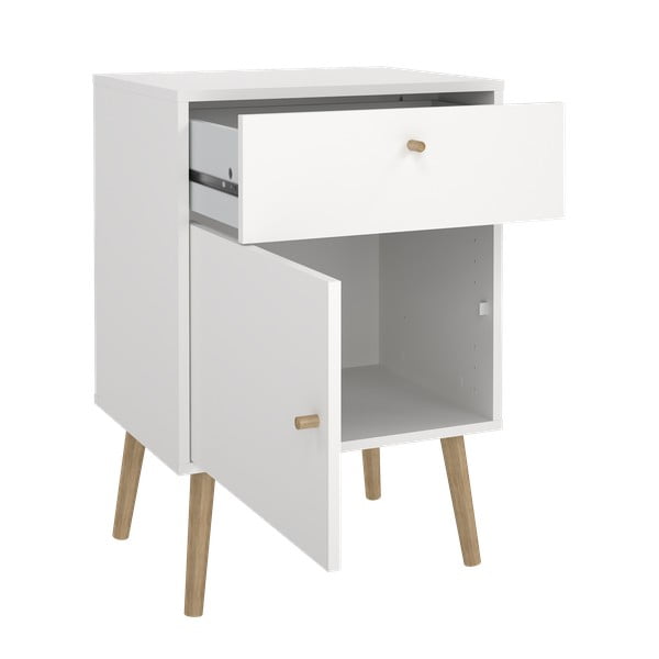 Biely nočný stolík Bodo – Tvilum-image-4