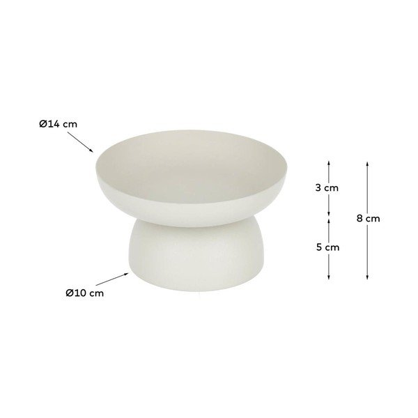 Kovová dekoratívna tácka ø 14 cm Kaili – Kave Home-image-4