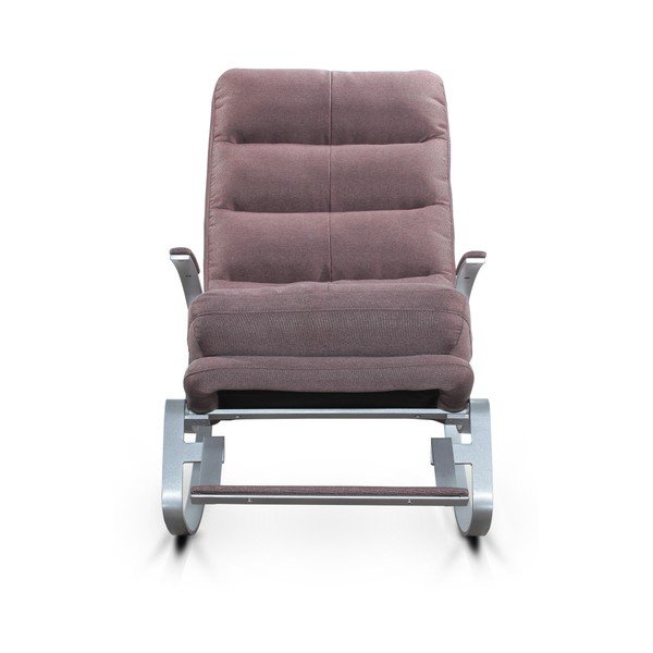 Sivohnedé látkové hojdacie kreslo Garageeight Rockport-image-1