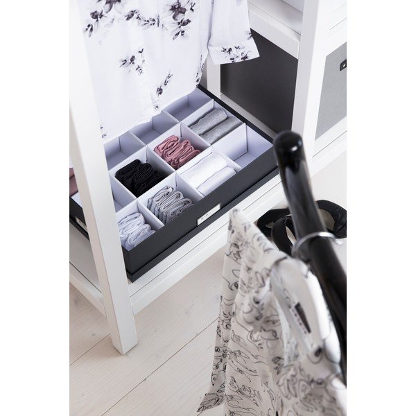 Tmavosivá škatuľa s priehradkami Bigso Box of Sweden Jakob-image-1