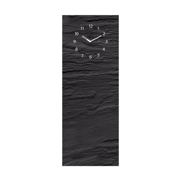 Magnetická tabuľa s hodinami Black Slate, 30 x 80 cm-image-2
