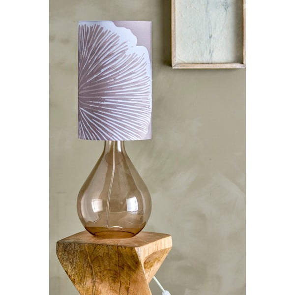 Hnedá stolová lampa s textilným tienidlom (výška 65 cm) Leni – Bloomingville-image-1