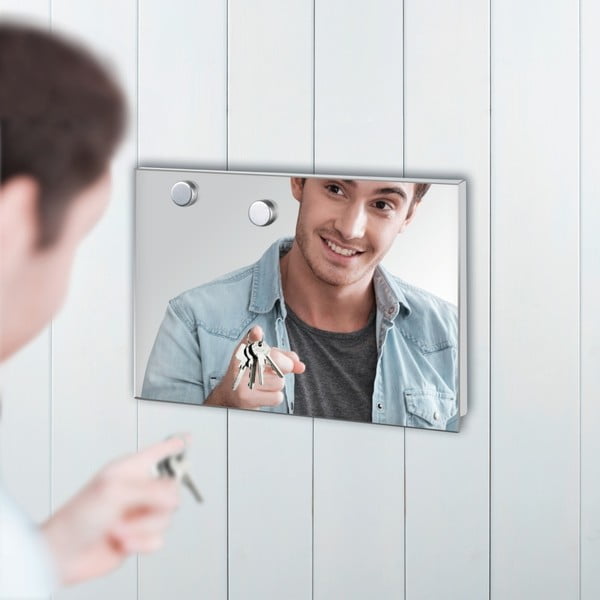 Skrinka na kľúče s magnetickou doskou Wenko Home, 20 x 30 cm-image-1