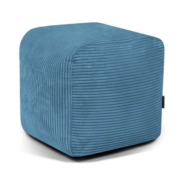 Modrý menčestrový sedací vak Plus 50 Lounge – SLOWDOWN