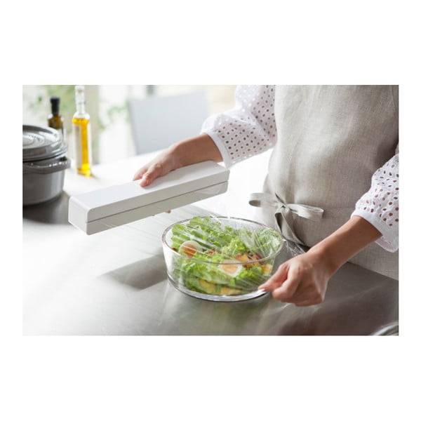 Biely magnetický držiak na kuchynské fólie YAMAZAKI Tower-image-1