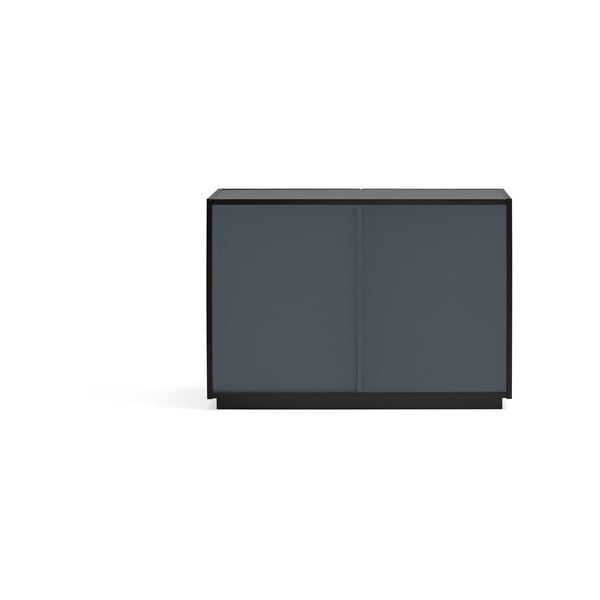 Čierna nízka komoda 100x70 cm Doric – Teulat-image-4