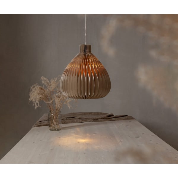 Svetlohnedé tienidlo ø 38 cm Honeycomb – Star Trading-image-4