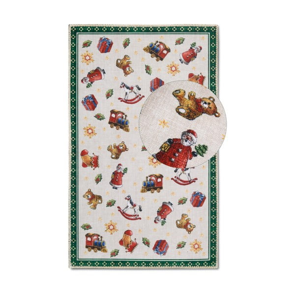 Zelený koberec s vianočným motívom 50x80 cm Green Christmas – Villeroy&Boch