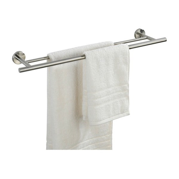 Nástenný držiak na uteráky z nehrdzavejúcej ocele v matne striebornej farbe Bosio – Wenko-image-1