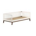 Béžová detská posteľ z borovicového dreva s roštom 90x200 cm Sezane – Vipack