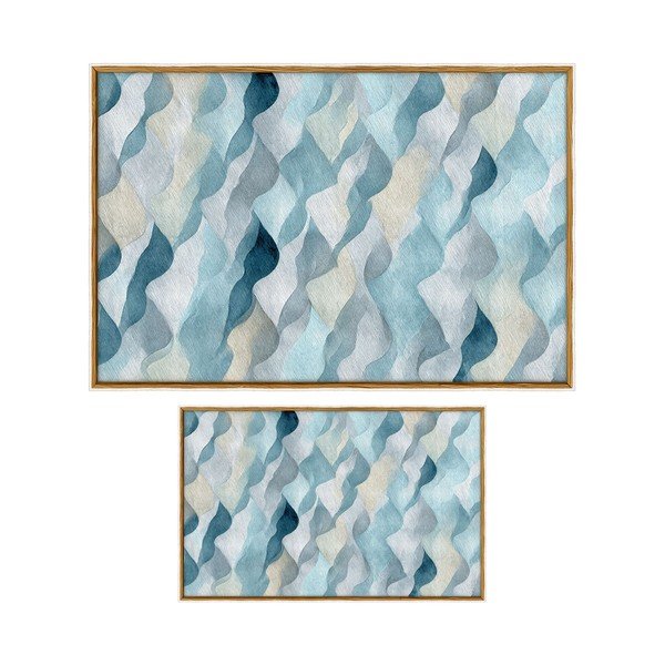 Modré kúpeľňové predložky v súprave 2 ks 60x100 cm – Foutastic