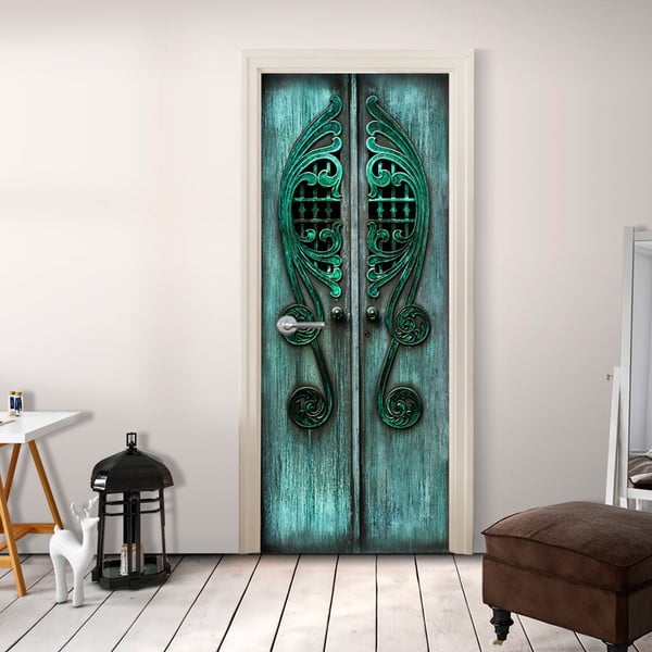 Tapeta na dvere v rolke Bimago Emerald Gates, 90 x 210 cm