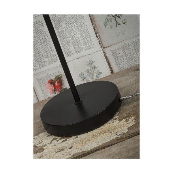 Čierna stojacia lampa s kovovým tienidlom (výška 170 cm) Sheffield – it's about RoMi-image-3