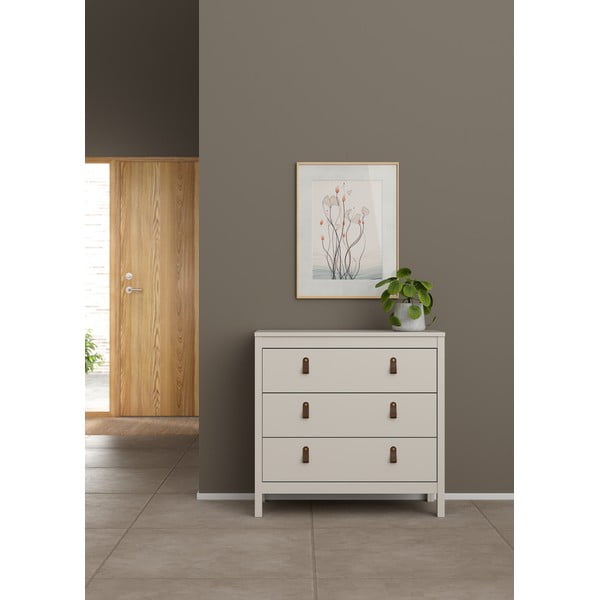 Sivobéžová komoda 82x80x38 cm Madrid – Tvilum-image-4