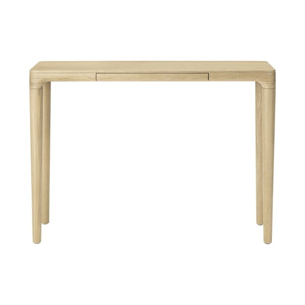 Konzolový stolík z dubového dreva v prírodnej farbe 12x110 cm Heart'n'Soul – UMAGE-image-2