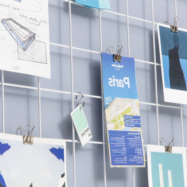 Biela kovová nástenka Reminder, 50 × 70 cm-image-4