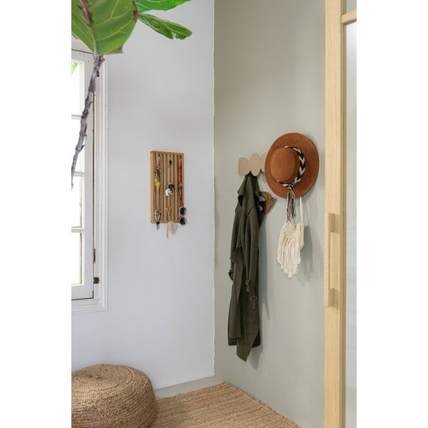 Béžový kovový nástenný vešiak 58 cm Tumulo – Spinder Design-image-3