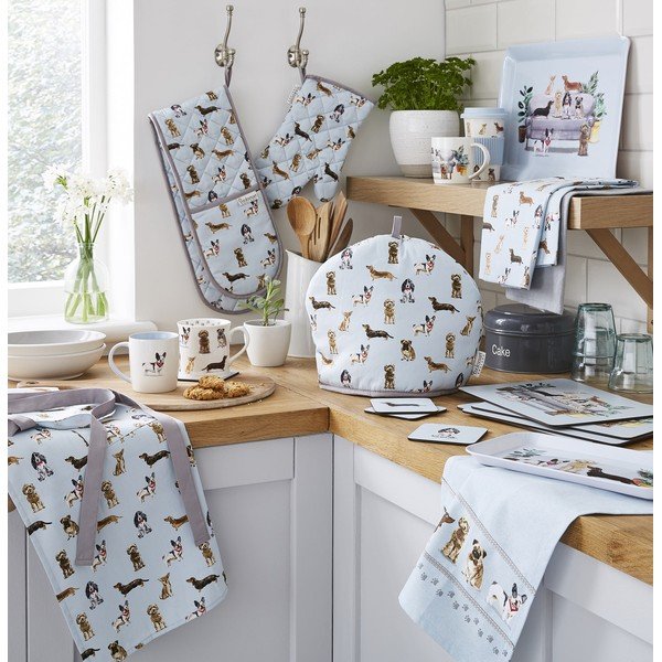 Prestieranie a tácky v súprave 8 ks Curious Dogs – Cooksmart ®-image-2