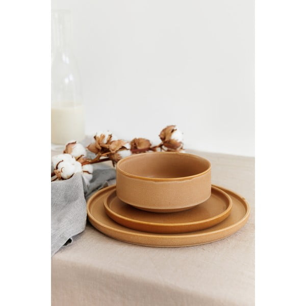 12-dielna súprava tehlovooranžového kameninového riadu Bonami Selection Malia-image-2