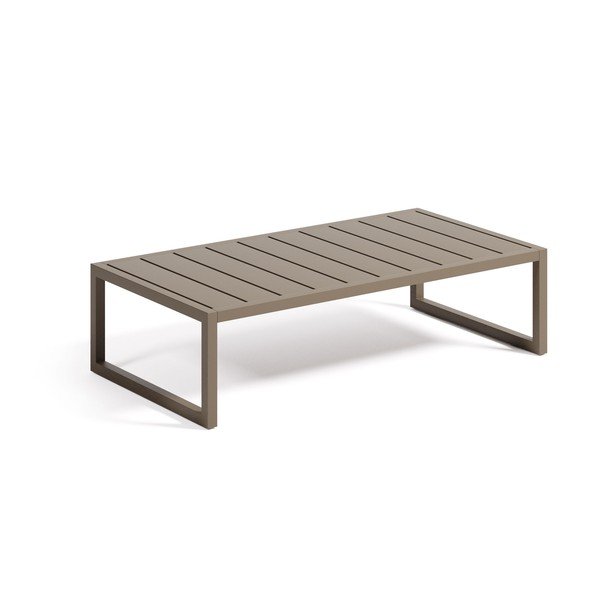 Hliníkový záhradný odkladací stolík 60x114 cm Comova – Kave Home