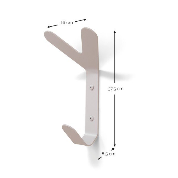 Taupe nástenný oceľový háčik Frondo – Spinder Design-image-4