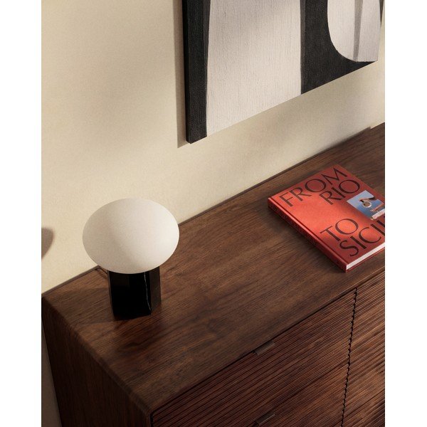 Komoda v dekore orecha v tmavo prírodnej farbe 120x75x50 cm Norlen – Kave Home-image-1