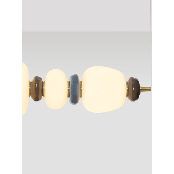 Biele/v zlatej farbe kovové LED závesné svietidlo so stmievačom s porcelánovým tienidlom/so skleneným tienidlom Palo – Nova Luce-image-1