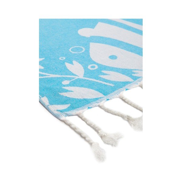 Tyrkysová hammam osuška Kate Louise Helene, 165 × 100 cm-image-1