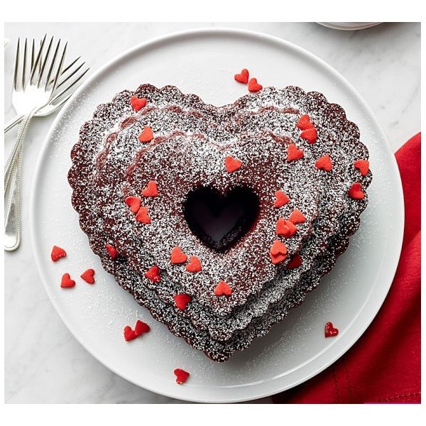 Forma na bábovku v karamelovej farbe Nordic Ware Heart, 2,8 l-image-3