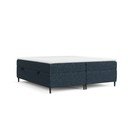 Tmavomodrá boxspring posteľ s úložným priestorom 200x200 cm Araya – Maison de Rêve
