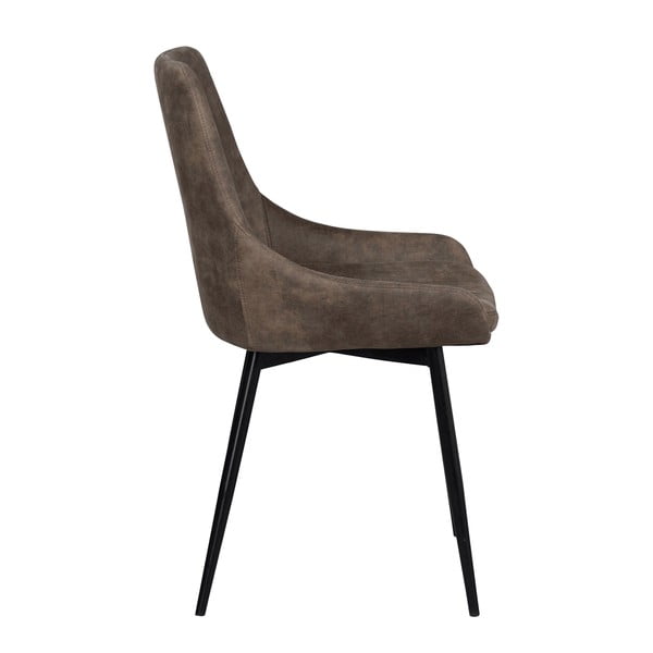 Hnedé jedálenské stoličky v súprave 2 ks Sierra – Rowico-image-3