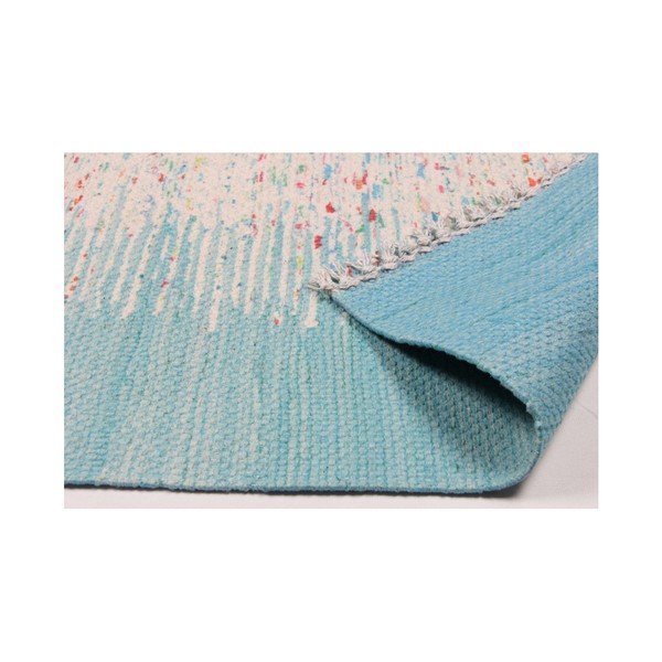 Modrý koberec Eco Rugs Akvile, 80 × 150 cm-image-2