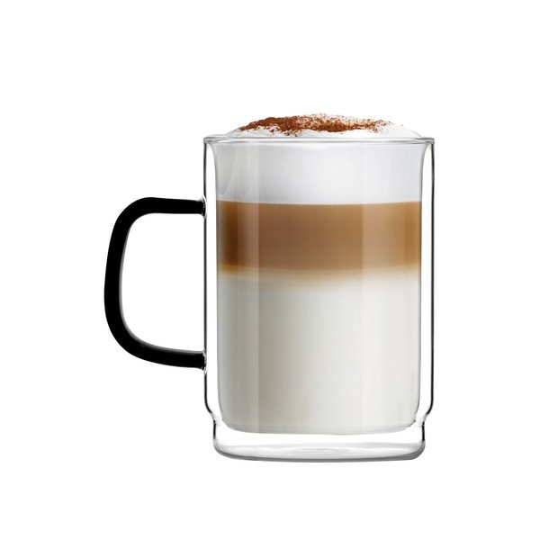 Sklenené hrnčeky v súprave 2 ks 350 ml Carbon – Vialli Design-image-3